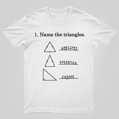 Triangular naming Math Funny Nerd T-Shirt