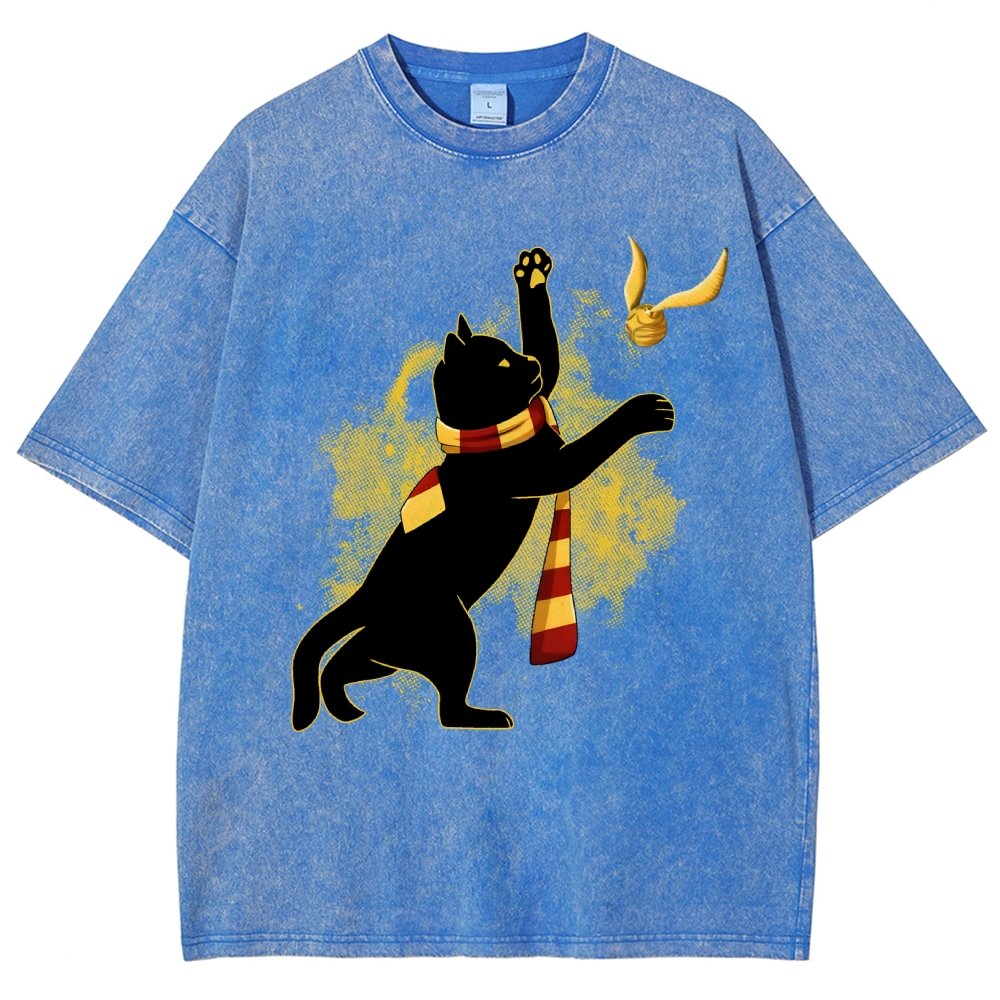 Harry Cat Vintage Distressed T-shirt