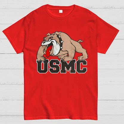 Bulldog USMC Geek T-Shirt