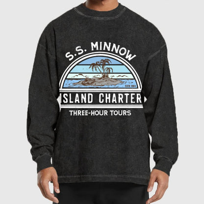 Tour 3 Hours Washed Long Sleeve Tee