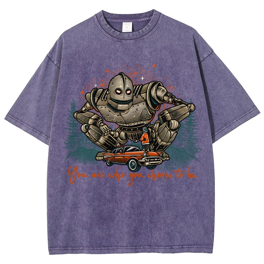You Are Who You Choose To Be Vintage Distressed T-shirt
