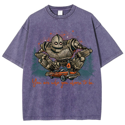 You Are Who You Choose To Be Vintage Distressed T-shirt