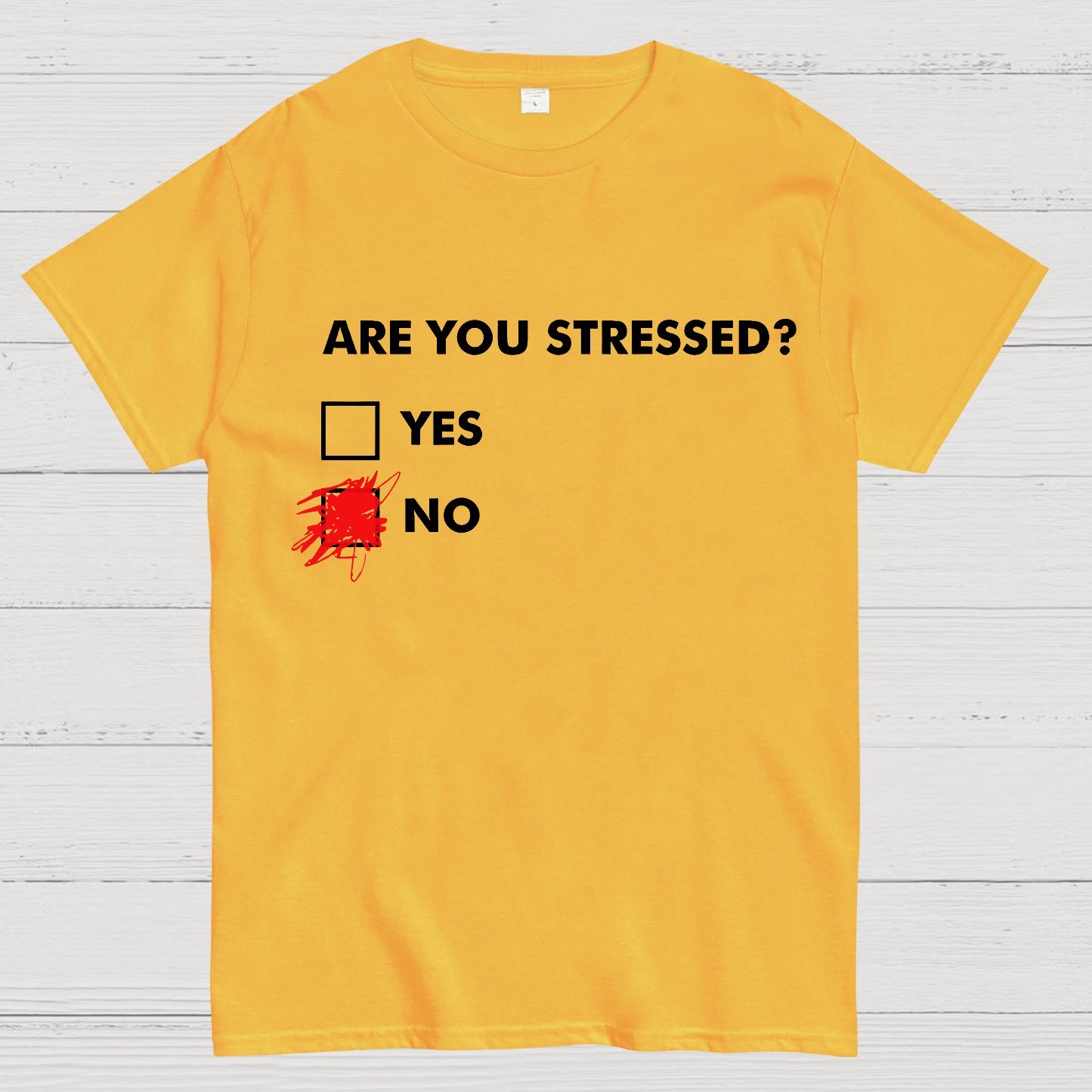 Fuuny Word Are You Stressed? No Geek T-Shirt