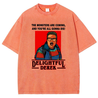 Delightful Hero Vintage Distressed T-shirt