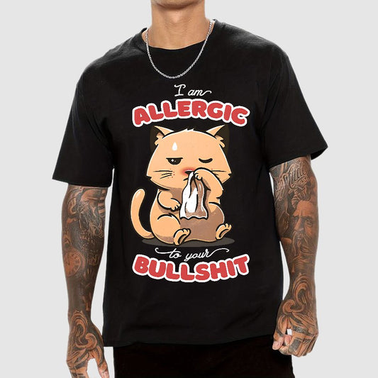 Allergic To Your Bullshit Geek T-Shirt