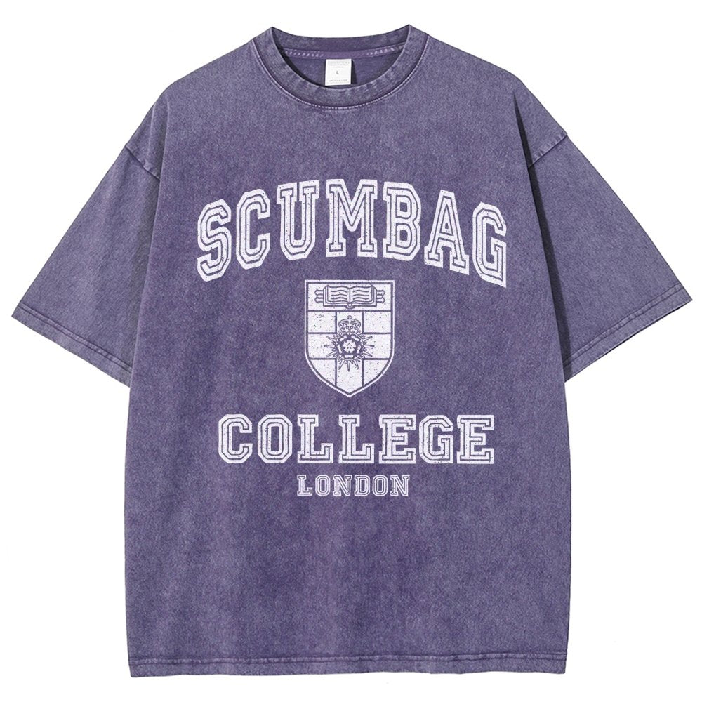 Scumbag College Vintage Distressed T-shirt