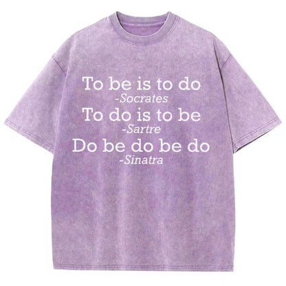 Do Be Do Be Do Joke Vintage Distressed T-shirt