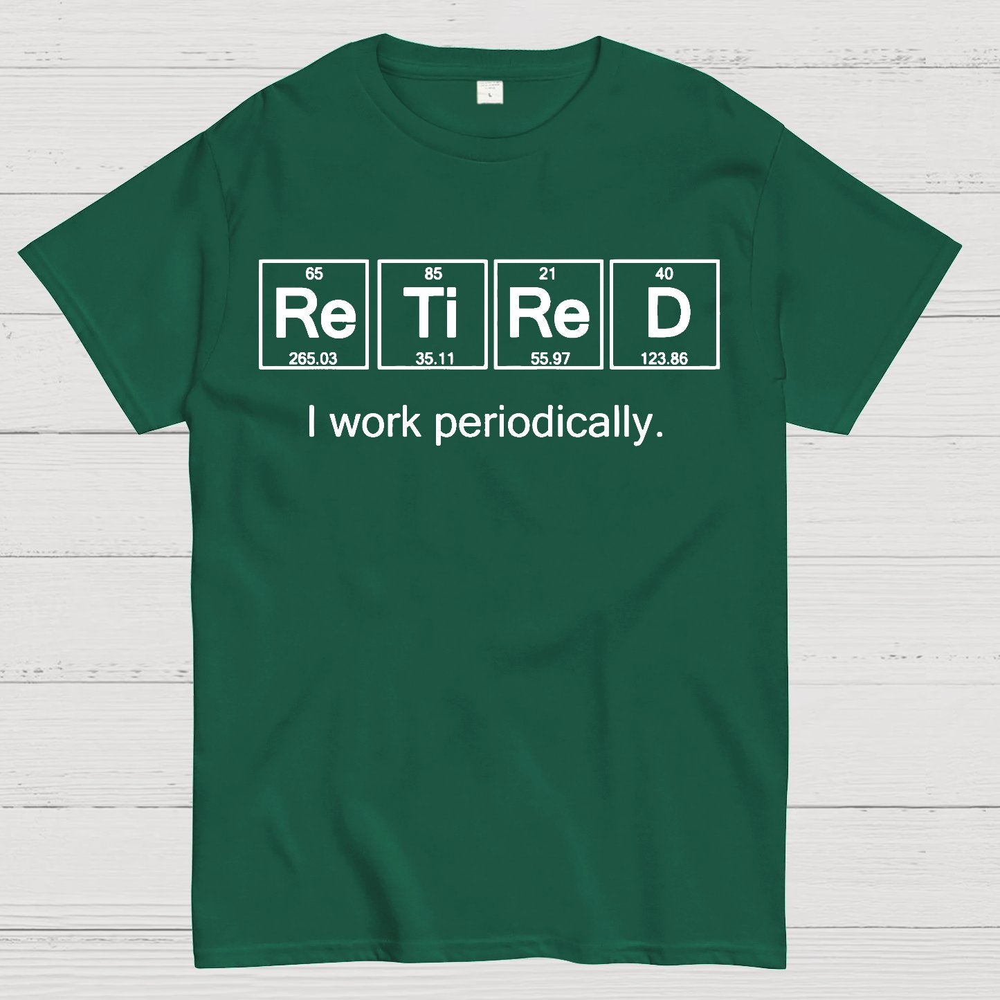 Retired I Work Periodically Geek T-Shirt