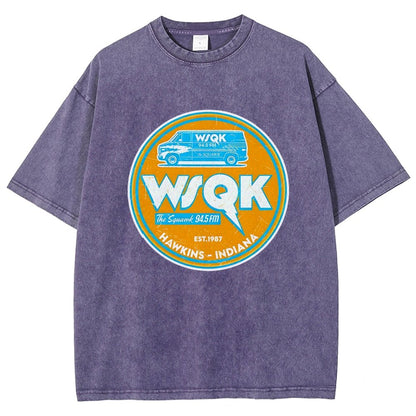 WSQK the Squawk Vintage Distressed T-shirt