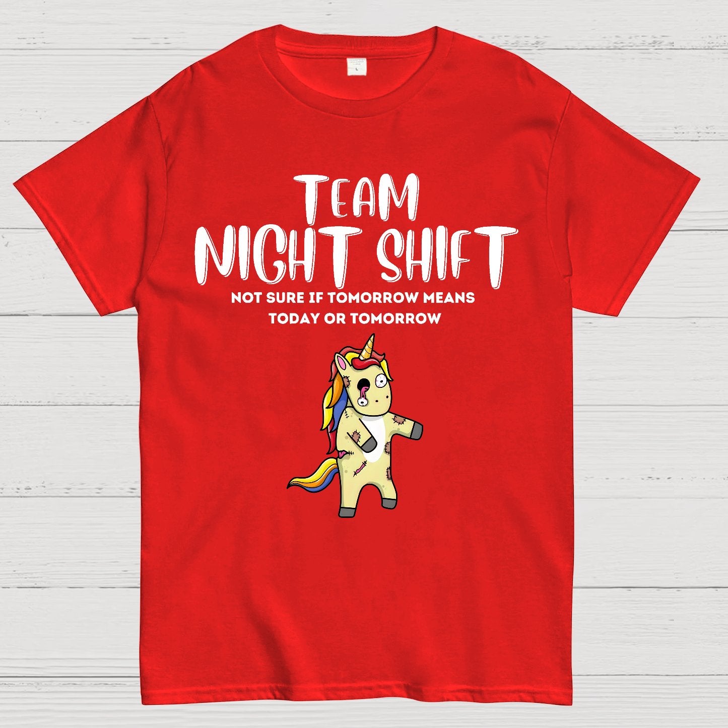 Night Shift Team - Zombie Unicorn! Geek T-Shirt