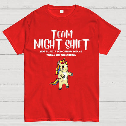Night Shift Team - Zombie Unicorn! Geek T-Shirt