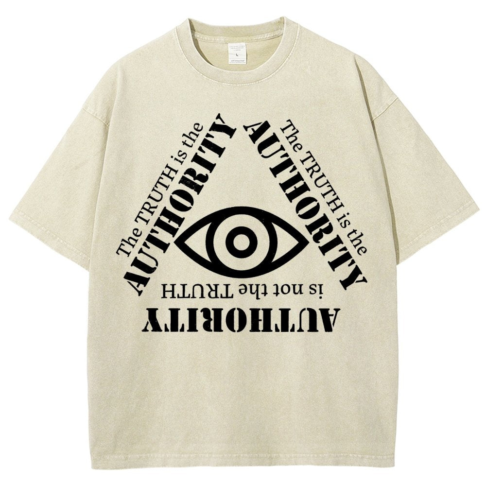 Truth Is The Authority Vintage Distressed T-shirt