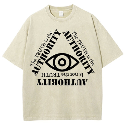 Truth Is The Authority Vintage Distressed T-shirt
