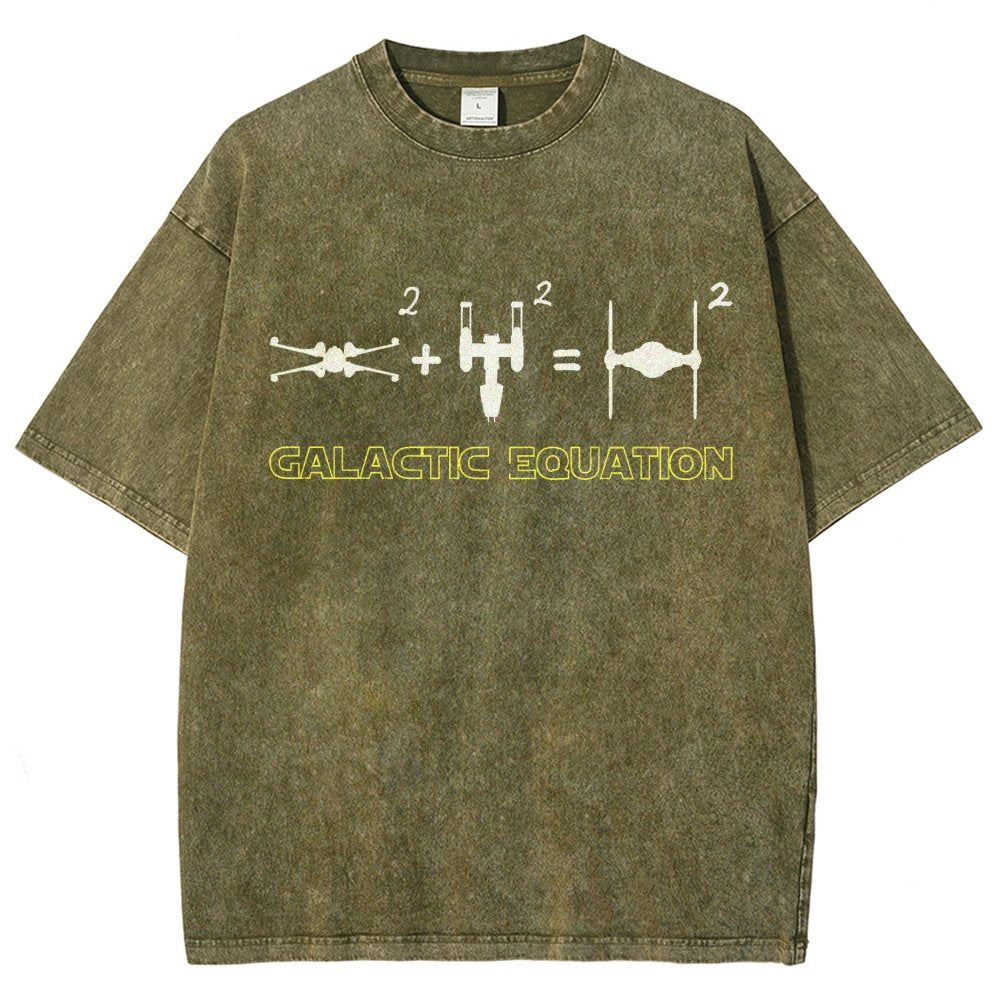 Galactic Equation Vintage Distressed T-shirt