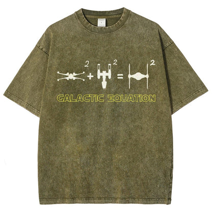 Galactic Equation Vintage Distressed T-shirt