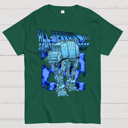 Mega Terrain Mecha Transport Geek T-Shirt