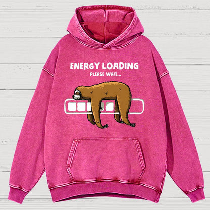 Energy Loading Vintage Distressed Hoodie