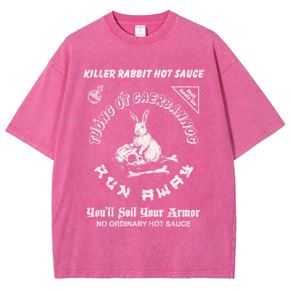 Killer Rabbit Hot Sauce Vintage Distressed T-shirt