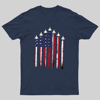 Flag 4th of July Geeky T-Shirt