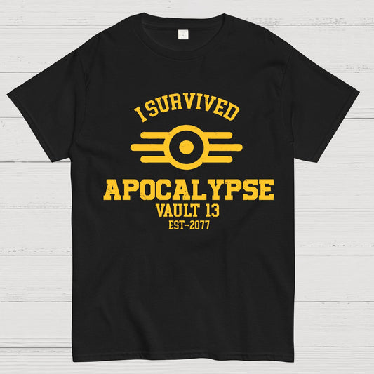 I Survived Apocalypse Geek T-Shirt