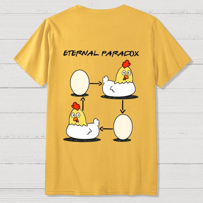Eternal Paradox Nerdy Front And Back Printing Geek T-Shirt