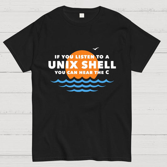 Unix Shell Geeky T-Shirt