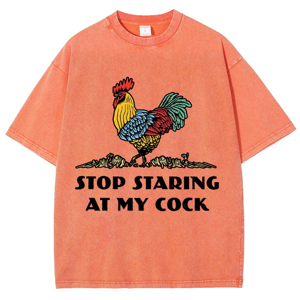 Stop Staring at My Cock  Vintage Distressed T-shirt