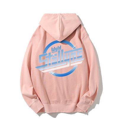 Wyld Stroke Printed Back Unisex Cotton Hoodie
