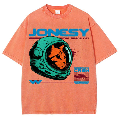 Jonesy The Space Cat Vintage Distressed T-shirt