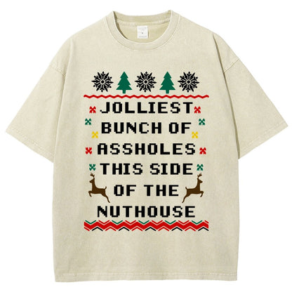Jolliest Bunch of Assholes This Side of The Nuthouse Vintage Distressed T-shirt
