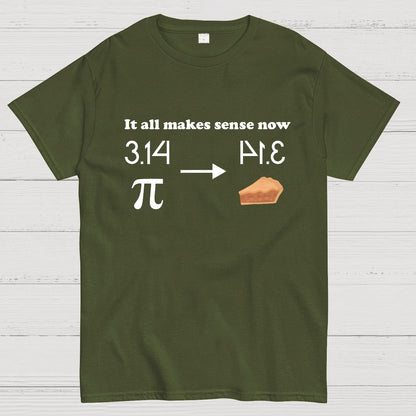 It all makes sense now pi Geek T-Shirt