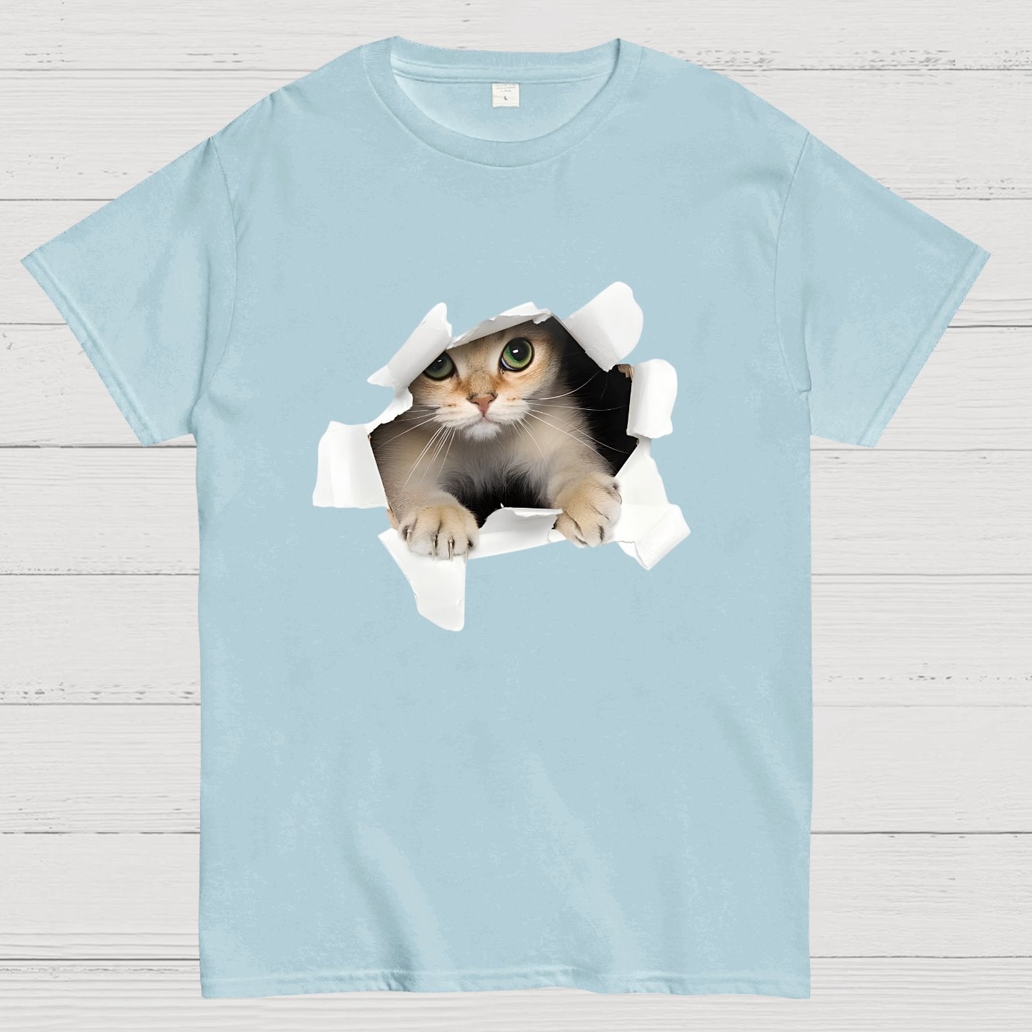 3D Cat Nerdy T-Shirt