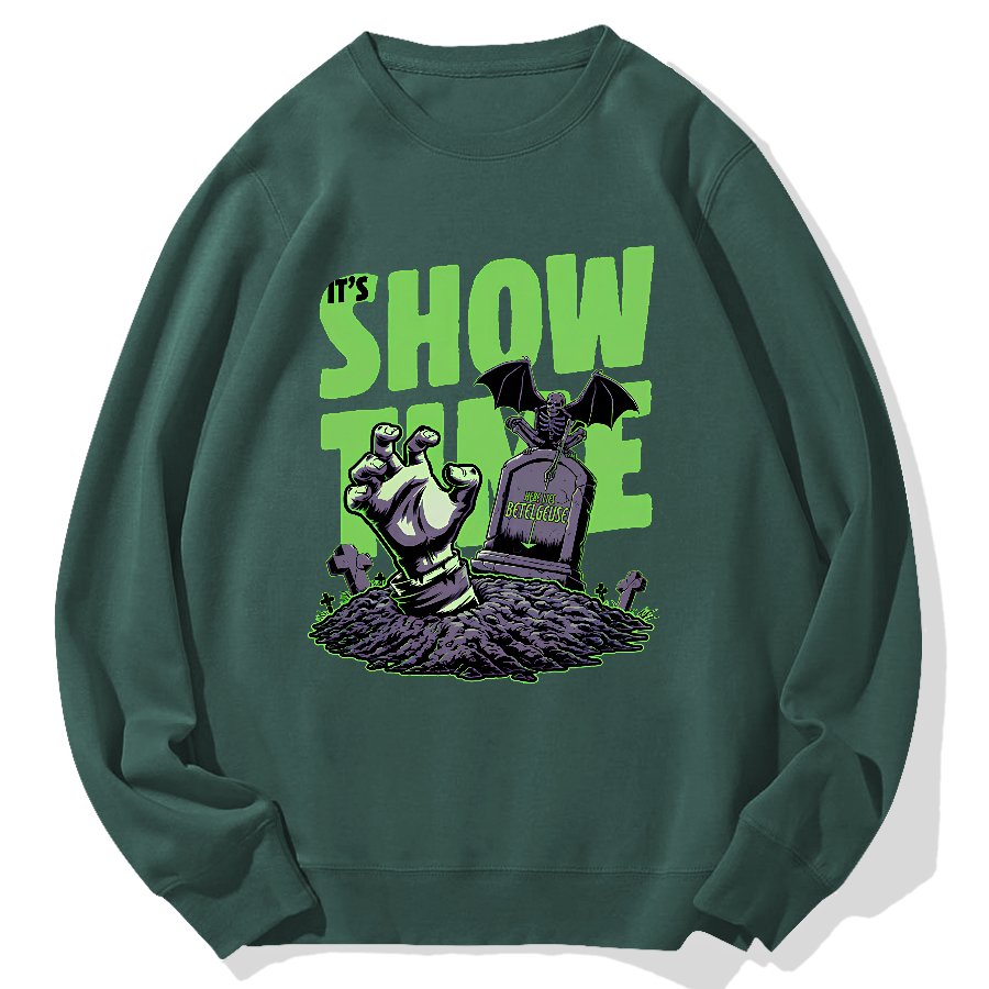 Beetle Graveyard Showtime Geek Cotton Sweatshirt