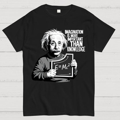 Imagination is more important than knowledge Geek T-Shirt