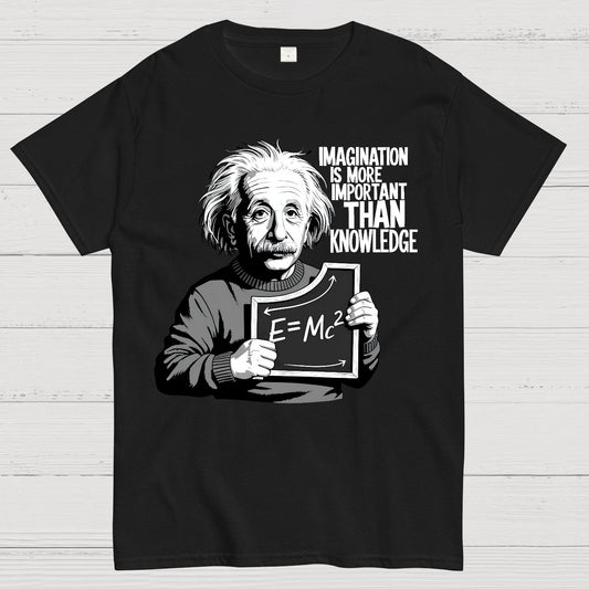 Imagination is more important than knowledge Geek T-Shirt