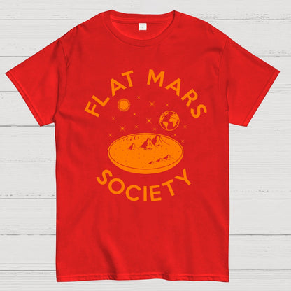 Flat mars society Nerdy T-Shirt
