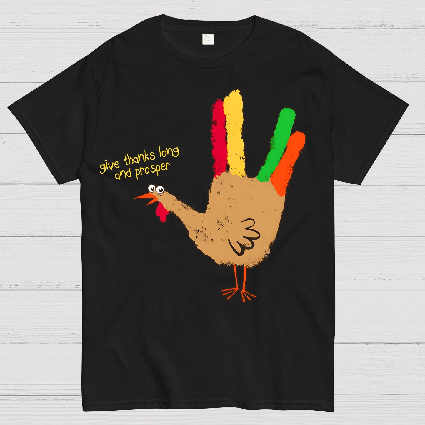 Give Thanks Live Well and Thrive Geek T-Shirt