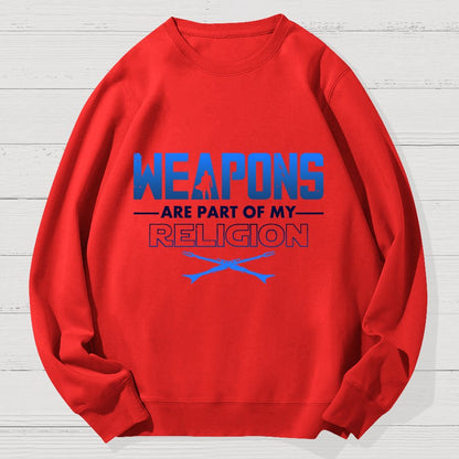 Weapons Geek Cotton Sweatshirt