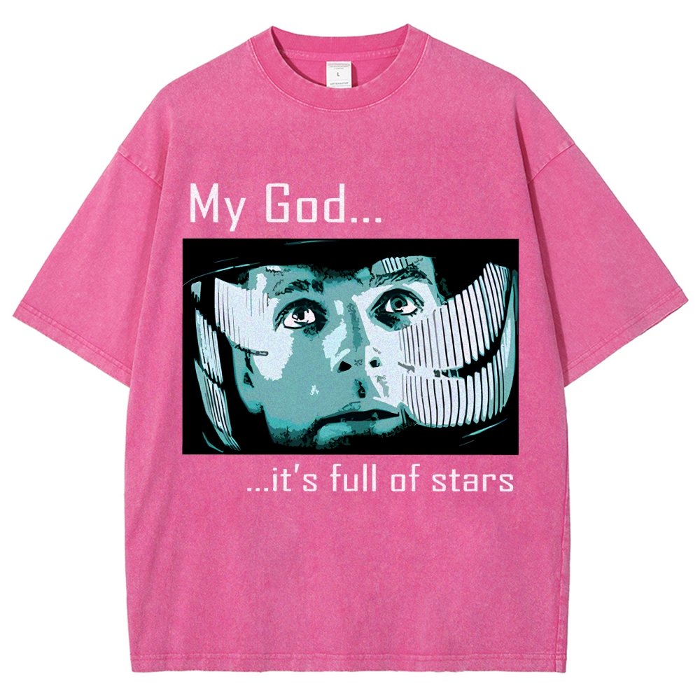 My God t's full of stars! Vintage Distressed T-shirt