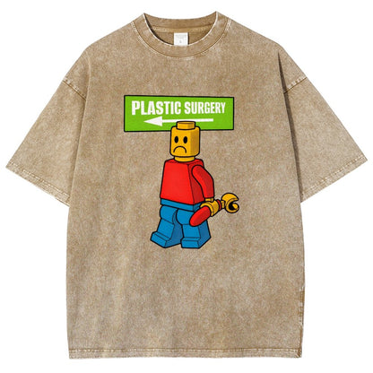 Plastic Surgery Vintage Distressed T-shirt