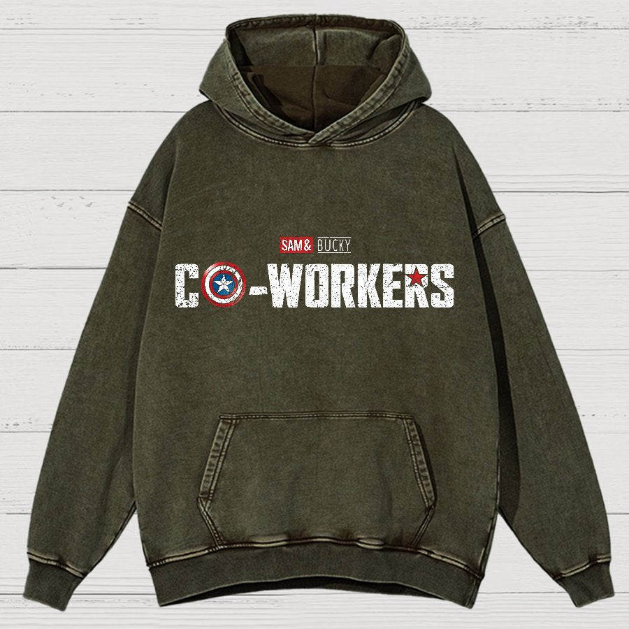Co-Workers Vintage Distressed Hoodie
