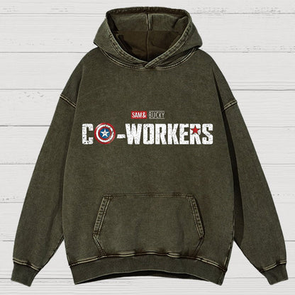 Co-Workers Vintage Distressed Hoodie