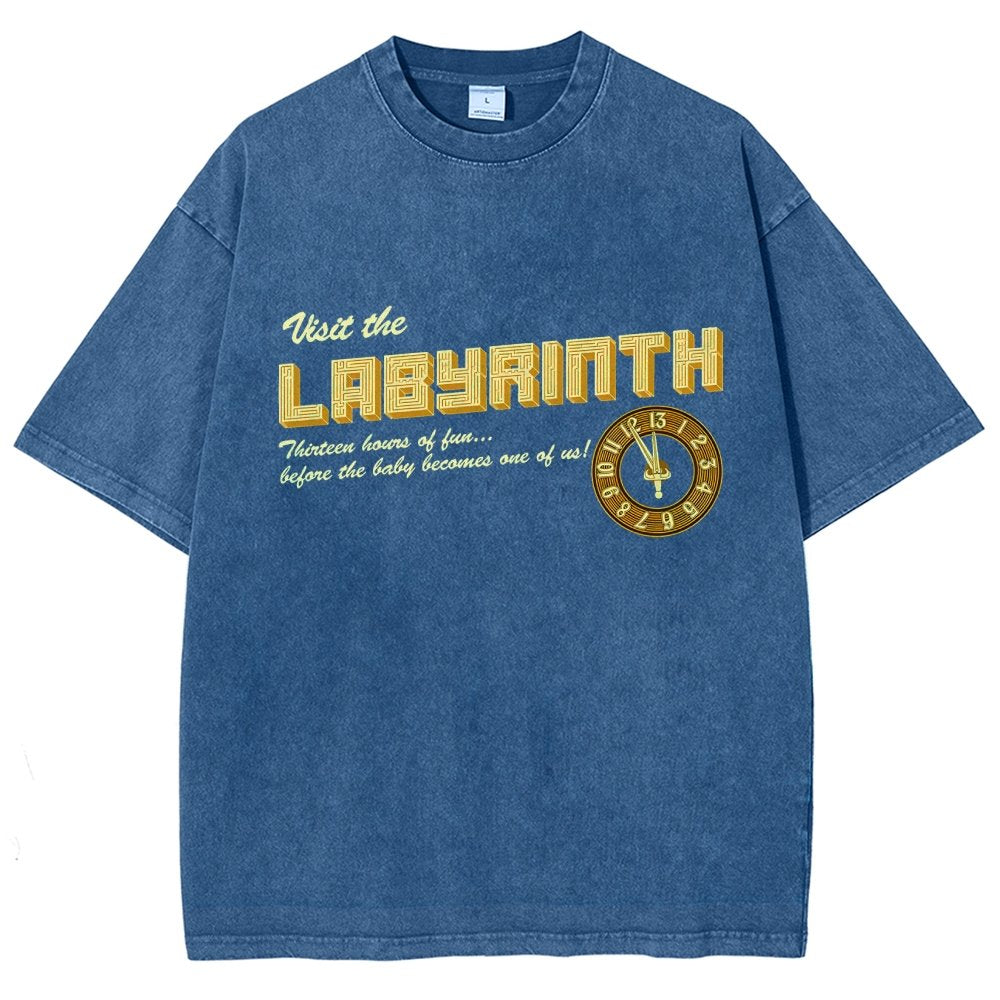 Visit the Maze Vintage Distressed T-shirt