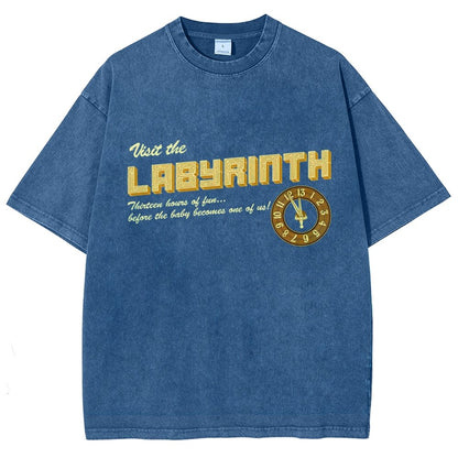 Visit the Maze Vintage Distressed T-shirt