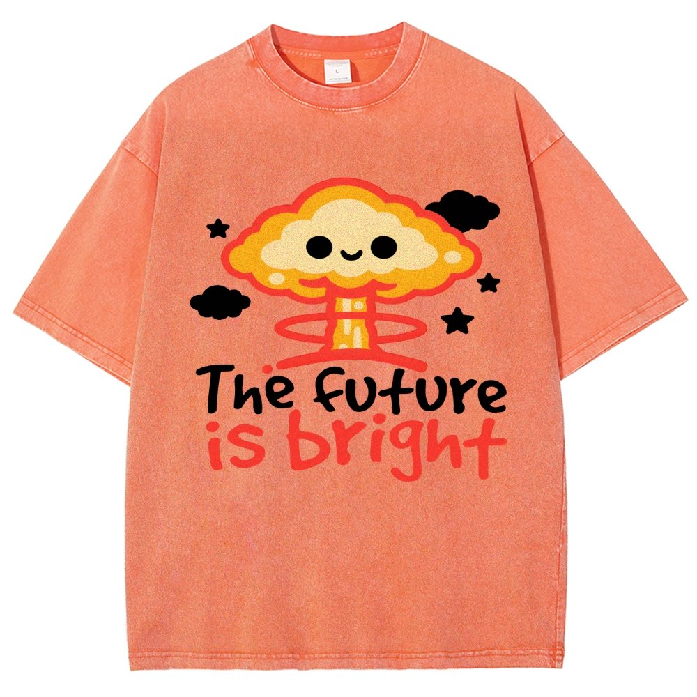 The Future Is Bright Vintage Distressed T-shirt