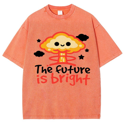 The Future Is Bright Vintage Distressed T-shirt