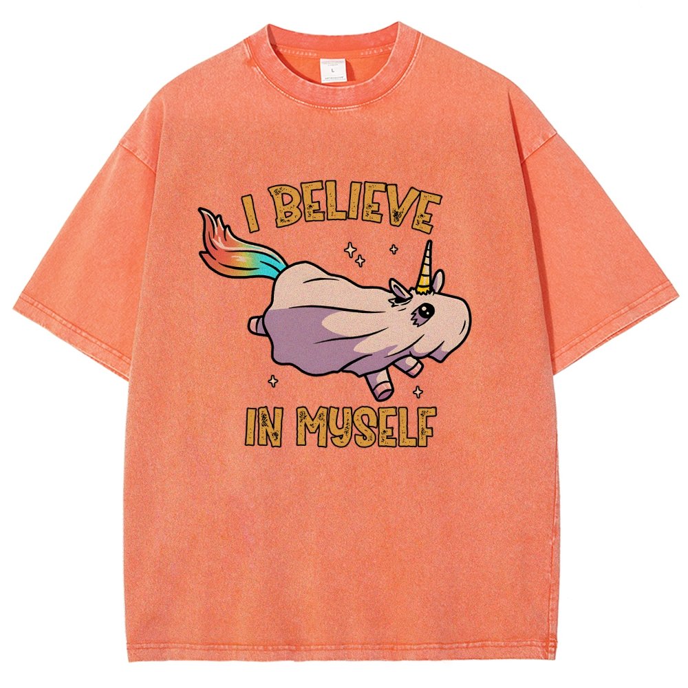 I Believe In Myself Vintage Distressed T-shirt