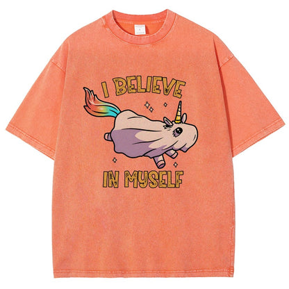I Believe In Myself Vintage Distressed T-shirt
