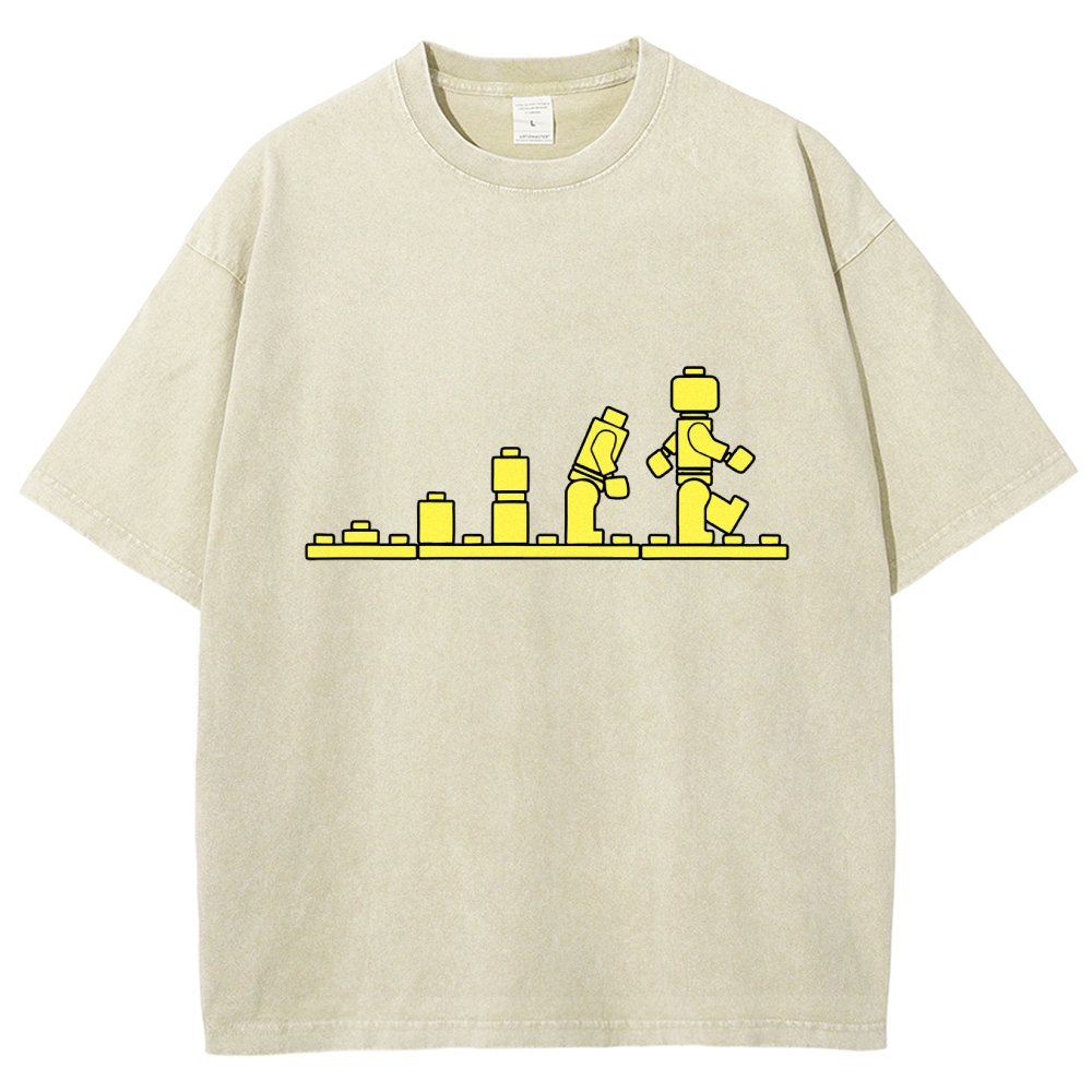 Bricks Evolution Vintage Distressed T-shirt