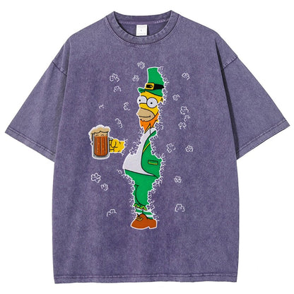 Into the Clovers-St. Patrick's Day Vintage Distressed T-shirt